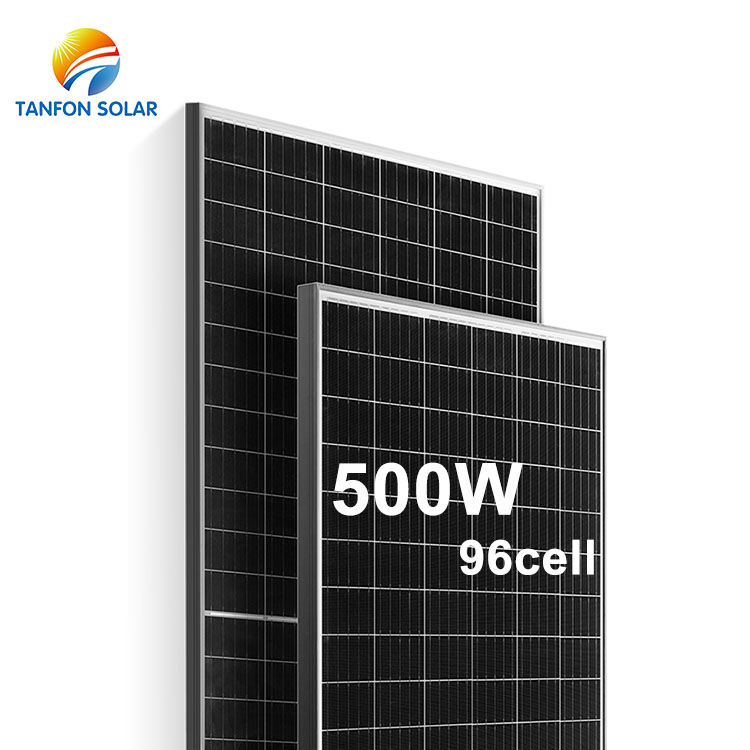 48V 96Cells 500watt Commercial Mono Photovoltaic 500w Solar Panel