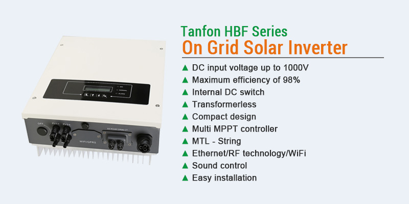 Tanfan HBF series 1kva to 3kva on grid solar inverter