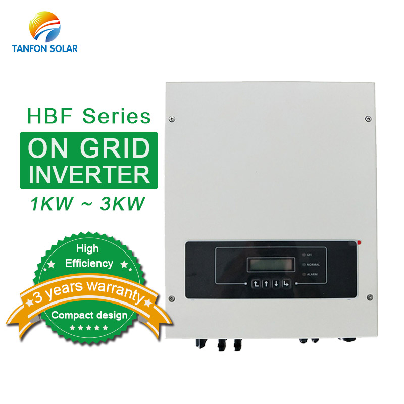 Single phase 1KW 2KW 3KVA on grid solar inverter
