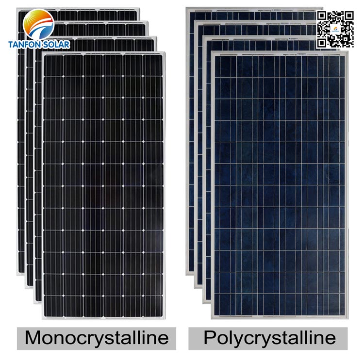 What is the difference between poly panel and mono panel ?