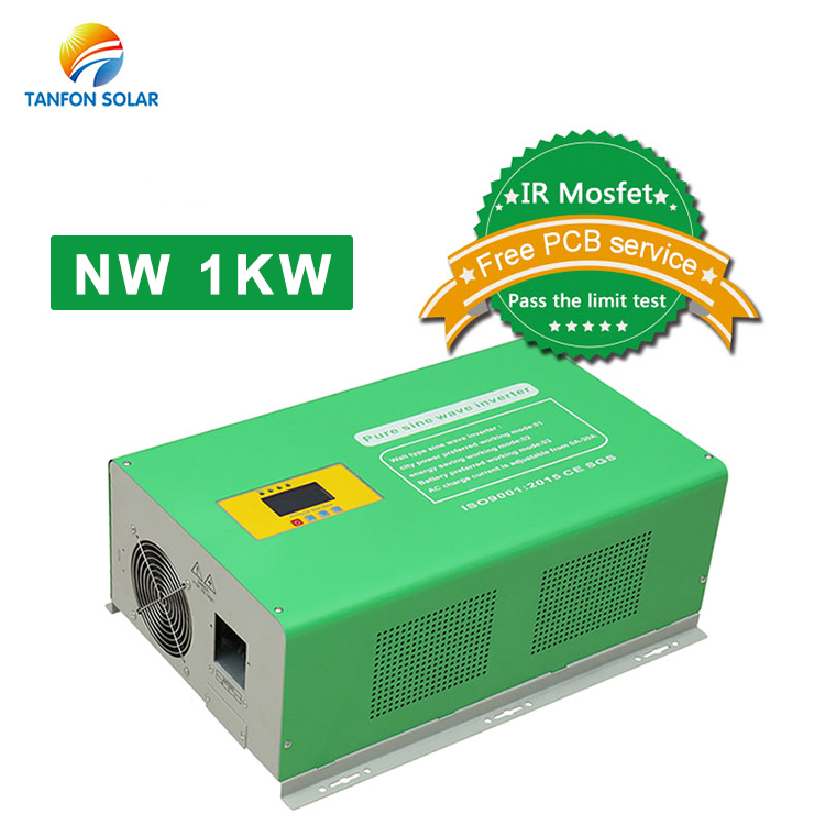 1kw pure sine wave power inverter with AC charger