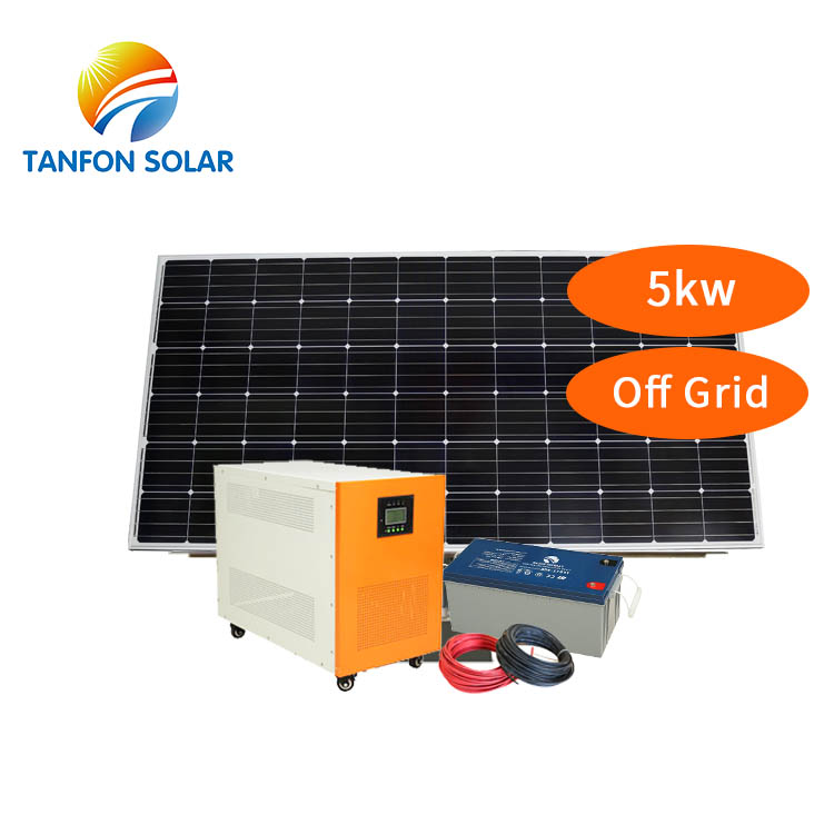 5kw Off Grid Complete Solar System Green Power System 5000w