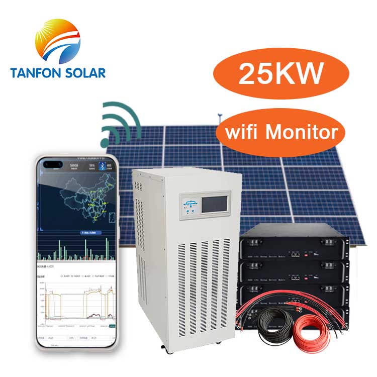 25kw Off Grid Solar Energy Storage Systems Kit With Battery