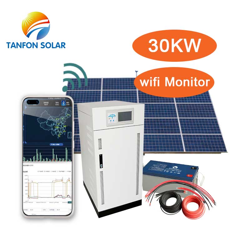 30KW off Grid Solar Power System with Battery Energy Generator South Africa