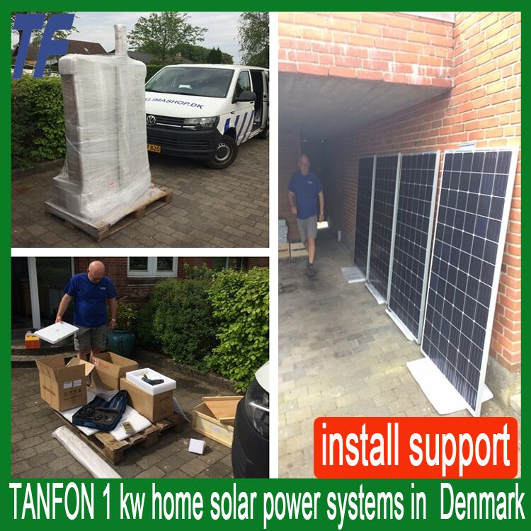 solar power system home 2kw with lithium battery Energy storage