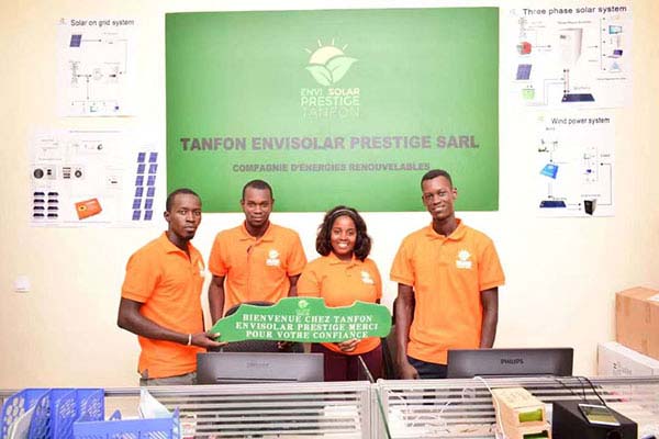 TANFON solar system service center in Senegal