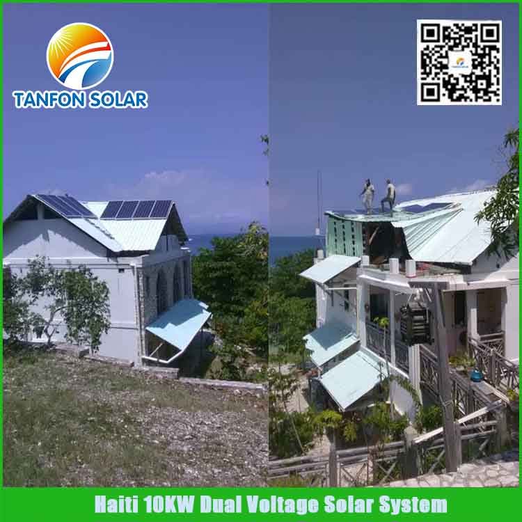 Haiti 10kw solar inverter system 