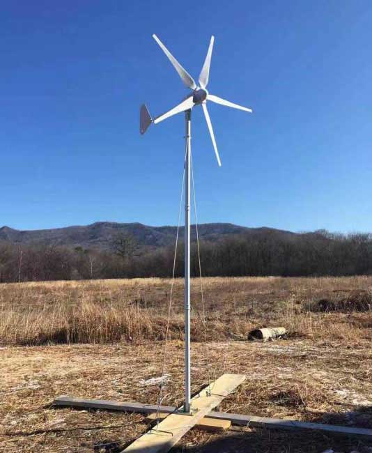 Russia Tanfon solar wind hybrid system installed