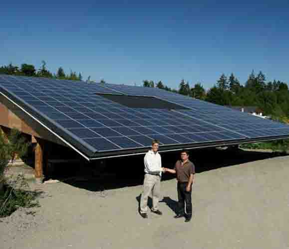 Flat Roof 15KVA solar panel installation​ Company Price