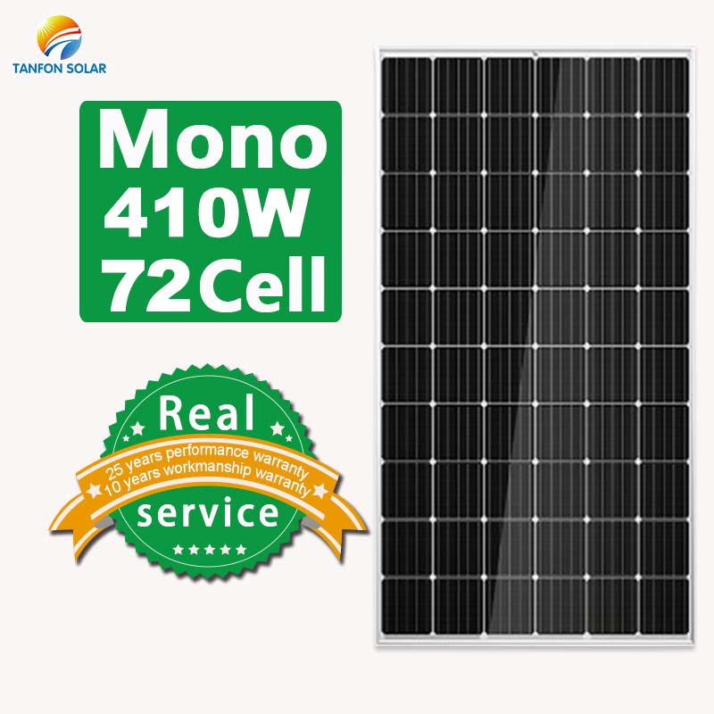 Free shipping 410w solar panel monocrystalline 