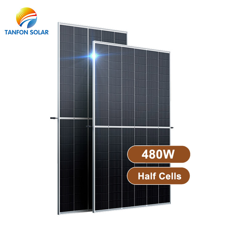 China Top Solar High Efficiency Half Cells Solar Panel 480W