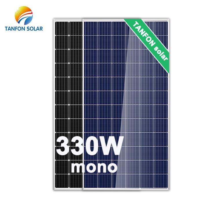 Excellent low light 330w solar panels life up to 25 years the Norwegian market