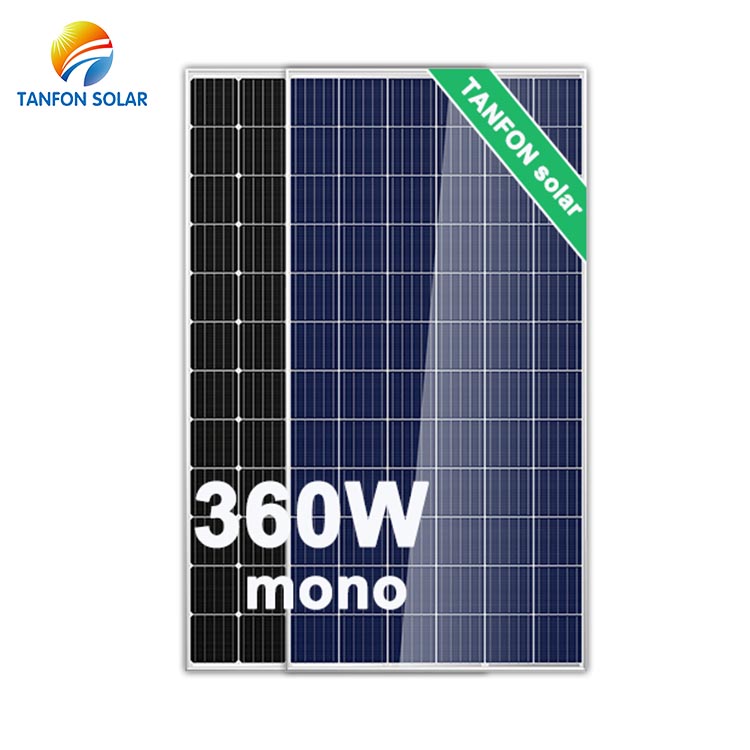 Grade a Highest Efficiency Super Power Perc 360W Monocrystalline Solar Panel