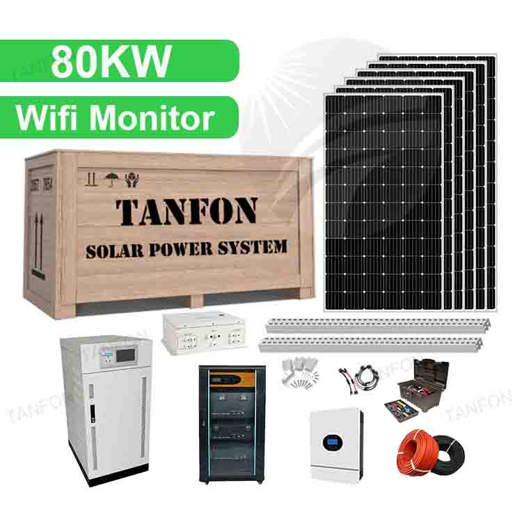 Solar Power System 80kw Grid Tie & Off Grid Solar Manufacturer Supplier Factory