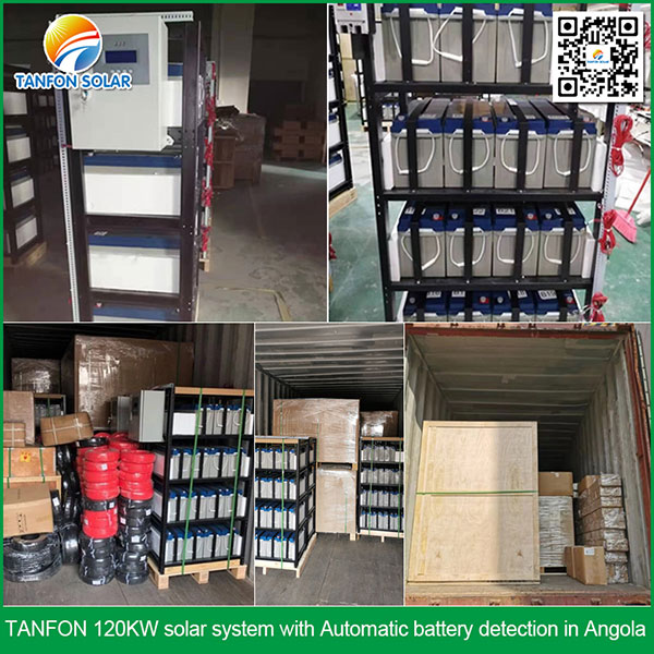 Angola 120KW Solar System Supply Power To Precision Industrial Equipment