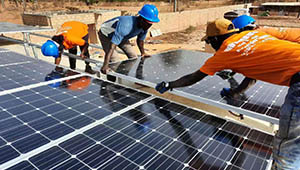 Senegal 60KW Off Grid Solar Panel System For Factory
