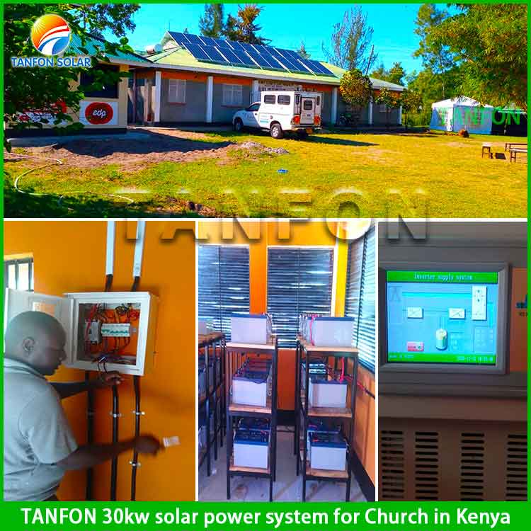 30KVA Off Grid Solar Power System in Kenya