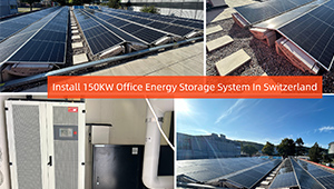 150KW Hybrid Solar Power System for Office Building in Switzerland